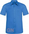 Camisa de manga corta para hombre color royal
