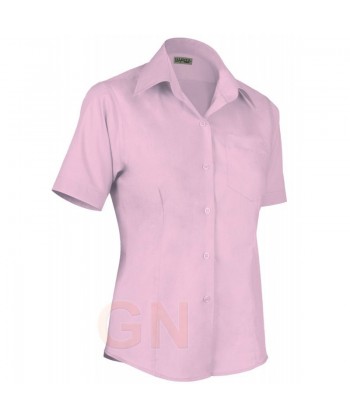 Camisa manga corta mujer con bolsillo  -Mujer-