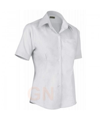 Camisa manga corta mujer con bolsillo  -Mujer-