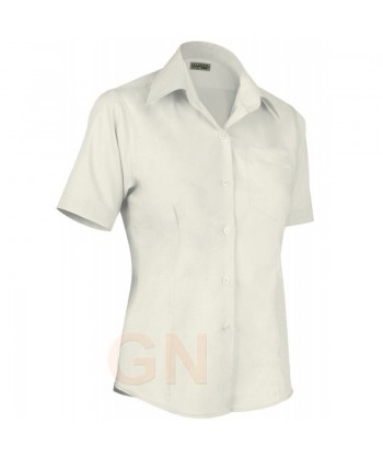 Camisa manga corta mujer con bolsillo  -Mujer-
