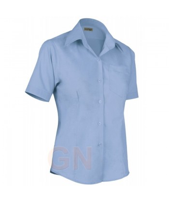 Camisa manga corta mujer con bolsillo  -Mujer-