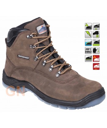Bota de seguridad S3 con membrana impermeable y transpirable