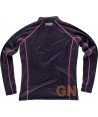 Sudadera deportiva, bicolor, media cremallera para mujer