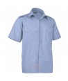 Camisa manga corta vigilante jurado color celeste