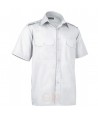 Camisa manga corta vigilante jurado color blanca