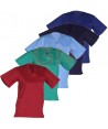 Casaca sanitaria unisex cuello pico colores