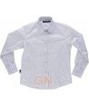 Camisa entallada de mujer con manga larga color blanco
