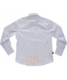 Camisa entallada de mujer con manga larga color blanco