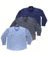 Camisa manga larga con dos bolsillos para hombre