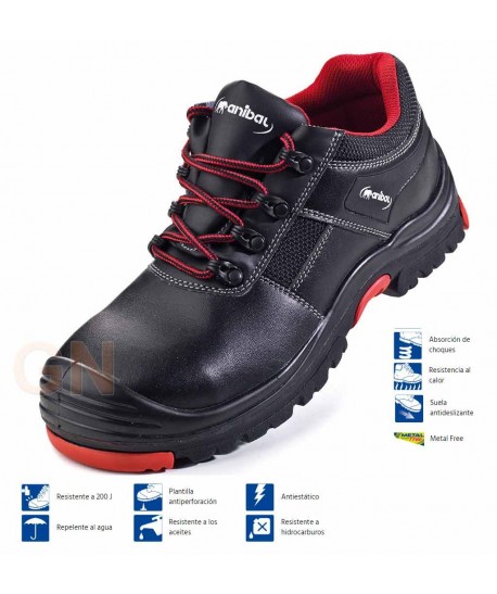 zapato no metálico para altas temperaturas  S3 HI HRO SRC WRU E A CI