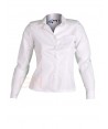 Camisa de manga larga con bolsillo. Color blanco