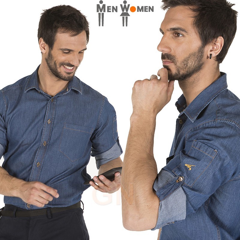 Camisa manga larga vaquera