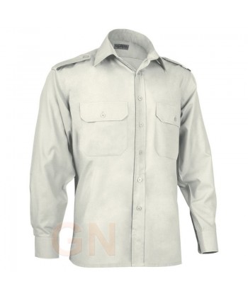 Camisa manga larga vigilante con galoneras  -Uniformidad-