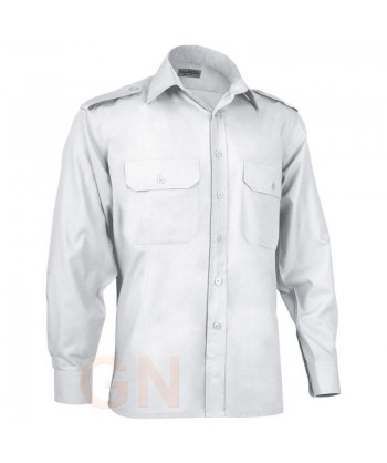 Camisa manga larga vigilante con galoneras  -Uniformidad-