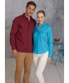 Camisa manga larga con bolsillo para hombre