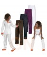 Pantalón con elásticos y bragueta con botón