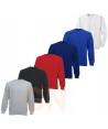 sudadera básica de cuello redondo