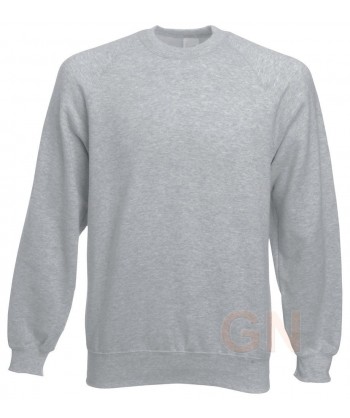 sudadera básica de cuello redondo color gris vigoré