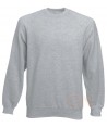 sudadera básica de cuello redondo color gris vigoré