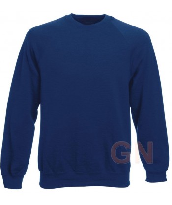 sudadera básica de cuello redondo color marino