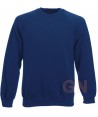 sudadera básica de cuello redondo color marino