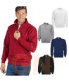 Sudadera de felpa con media cremallera