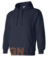 Sudadera con capucha color marino