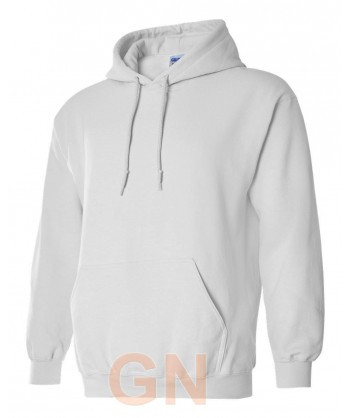 Sudadera con capucha color blanco