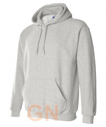 Sudadera con capucha color gris ash