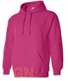 Sudadera con capucha color heliconia