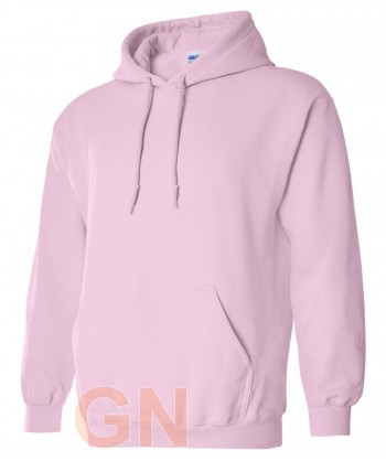Sudadera con capucha color rosa