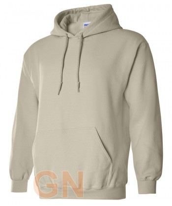 Sudadera con capucha color arena