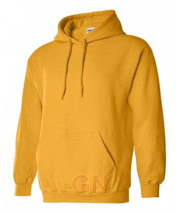 Sudadera con capucha color oro