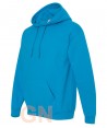 Sudadera con capucha color zafiro