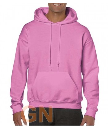 Sudadera con capucha color azalea