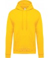 Sudadera con capucha para hombre color amarillo