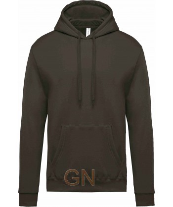 Sudadera con capucha para niño color negro