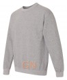 Sudadera cuello redondo color grafito heather