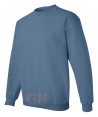 Sudadera cuello redondo color indigo