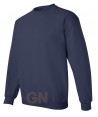 Sudadera cuello redondo color marino