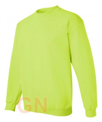 Sudadera cuello redondo color amarillo A.V.