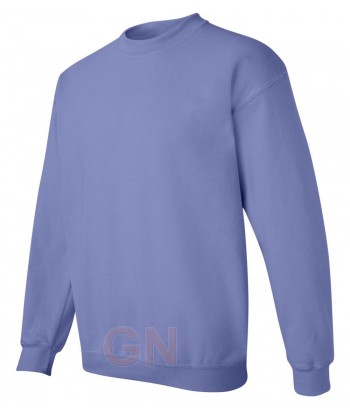 Sudadera cuello redondo color violeta