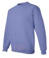 Sudadera cuello redondo color violeta