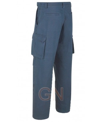 Pantalón multibolsillos de algodón con refuerzos