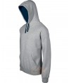 Sudadera con capucha mujer color Gris sport/marino