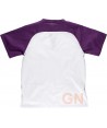 Casaca manga corta y cuello pico con bolsillos unisex