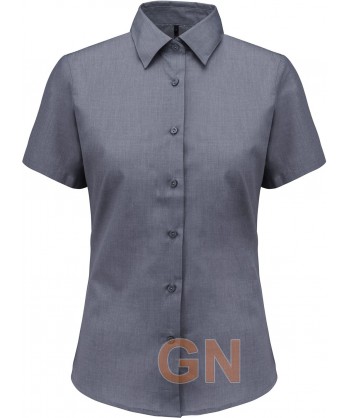 Camisa manga corta con bolsillo  -Mujer