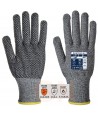 Guante grip de nivel de corte 5 y puntos de PVC
