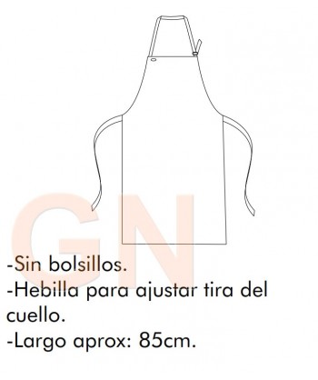Delantal metalizado