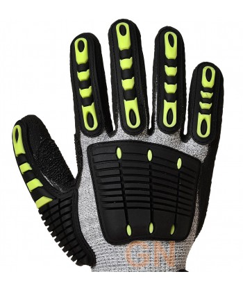 Guantes anti impacto con protección al corte nivel 5 o C